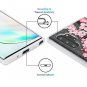 Case for Galaxy Note 10+ Plus Flexible Bling Shiny Women Girls Slim Floral Clear