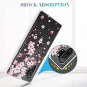 Case for Galaxy Note 10+ Plus Flexible Bling Shiny Women Girls Slim Floral Clear