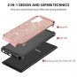 Case for Galaxy Note 10 Plus/5G/Pro Luxury Glitter Shockproof Sparkle Bling Pink