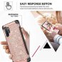 Case for Galaxy Note 10 Plus/5G/Pro Luxury Glitter Shockproof Sparkle Bling Pink
