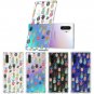 Case for Galaxy Note 10 Plus Clear Design Shock Absorption Bumper Soft TPU Cover