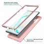 Case for Galaxy Note 10 Plus Rugged Back Cover Hybrid Bumper Full Body Rose Gold