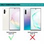 Case for Galaxy Note 10 Plus Rugged Back Cover Hybrid Bumper Full Body Rose Gold