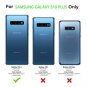 Case for Galaxy S10 Plus Shock Absorption Flexible Anti Scratch Slim Rigid Blue