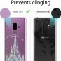 Case for Galaxy S9 Plus Clear Design Soft TPU Shock Absorbs Watercolor Castle