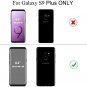 Case for Galaxy S9 Plus Clear Design Soft TPU Shock Absorbs Watercolor Castle