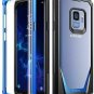 Galaxy S9 Case with Screen Protector Full-Body Rugged Clear Hybrid Bumper Blue