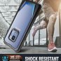 Galaxy S9 Case with Screen Protector Full-Body Rugged Clear Hybrid Bumper Blue