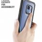 Galaxy S9 Case with Screen Protector Full-Body Rugged Clear Hybrid Bumper Blue