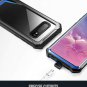 Samsung Galaxy S10 Plus Rugged Clear Case Heavy Duty Hybrid Bumper Cover Blue