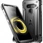 LG V50 ThinQ Stand Case Heavy Duty Rugged Built-in-Screen Protector Military Cov