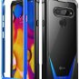 LG V40 Thin Case Clear Hybrid Built-in-Screen Protector Rugged Durable Cover