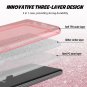 Case for Galaxy Note 10+Plus/5G /Pro Glitter Slim Bling Hybrid Anti-Scratch Pink