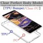 FINON Clear Perfect Body Model [ TPU Bumpers/PC ] for Nokia 7 Plus Case Black