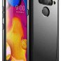 LG V40 ThinQ Case Slim Carbon Fiber Anti-slip Shock Absorbing TPU Cover Black