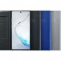 LED Wallet Cover Case for Galaxy Note 10 Plus Handy Card Slot Fabric Material