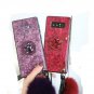 Samsung S9 Plus Fur Ball Case with Bling Ring Stand Holder Luxury ShinyPurple