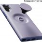 Case for Galaxy Note10 Plus 5G Hybrid Design Rigid Back Flexible Bumper Lavender