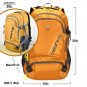 Large Laptop backpack 35L Lightweight Water Resistant Travel Hiking Orange