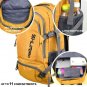 Large Laptop backpack 35L Lightweight Water Resistant Travel Hiking Orange