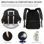 Extra Large Backpack,TSA Friendly Durable Travel Laptop Computer Black
