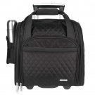 Travelon Wheeled Underseat Carry-On with Back-Up Bag, Black, One Size Black