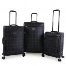 Original Penguin 3pc Expandable Suitcase Set with Spinner NAVY PLAID