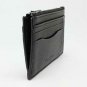 Coach Multiway Zip Card Case in Black Pebbled Leather F66550