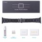 Ultra Thin Solid Stainless Steel Band for iWatch Series 5 4 3 2 1 Men Women