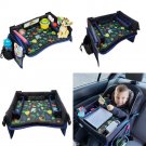 Kids Travel Tray w/ Carrying Bag Premium Child Car Seat Activity Tray Organizer