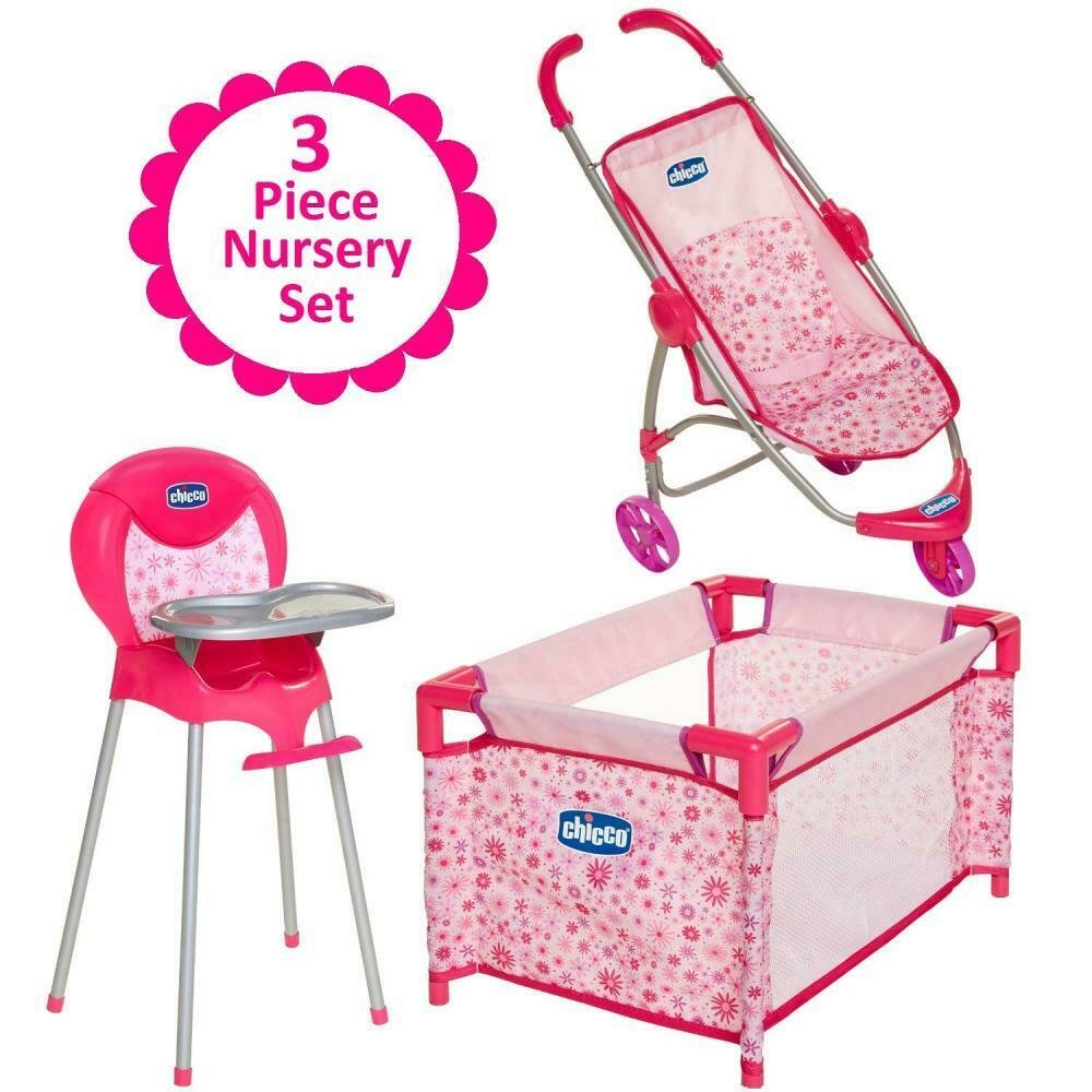 Baby Doll Furniture Gift Set, For Up To 18Inch Dolls, 3 Piece Mega...