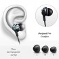 Philips Pro Wired Earbuds, Headphones with Mic, Powerful Bass, Lightweight,...