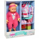 Soft Body Baby Doll, 14 Inch Doll with Clothes Set and Accessories