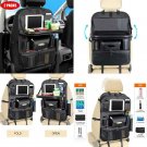 Car Backseat Organizer/Storage with Foldable Table Tray, Seat Protector 2 packs