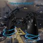 Qingta Wireless Game Controller for PS4 Rechargeable Support PS3 with LED...