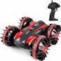 Remote Control Car Boat for Boys Offroad RC Car 4x4 RC Truck Waterproof Gift Red