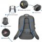 Laptop Backpack 15.6 Inch,Waterproof Slim Computer Bag For 15.6inch, Grey
