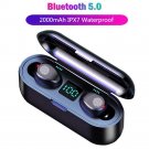 Bluetooth Earbuds, [Upgraded] 5.0 Earbuds with 2000mAh Charging Case Led...
