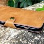 Wallet Case for iPhone 8 Plus/7 Plus Genuine Leather Card Slots Men Women  Brown