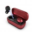 Goyibam TWS 5.0 Stereo Earbuds, True Wireless Bluetooth Headset with Wine red