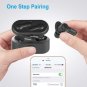 True Wireless Earbuds for Android Compatible iPhone, Willful T02 Black