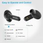 True Wireless Earbuds for Android Compatible iPhone, Willful T02 Black