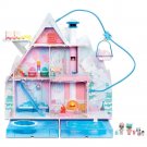 Winter Disco Chalet Doll House with All New.Exclusive Family Toddler Girls Gift