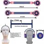 Durable Wireless Bluetooth Headsets Share Port w/ Microphone for Girls Boys Grey