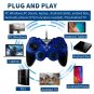 PC Game Controller, OUTWIT Wired USB Gaming Joystick Plug Blue