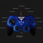PC Game Controller, OUTWIT Wired USB Gaming Joystick Plug Blue