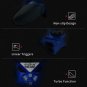 PC Game Controller, OUTWIT Wired USB Gaming Joystick Plug Blue