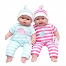 JC Toys Lots to Cuddle Babies, 13" Baby Soft Doll Body Twins, Designed...