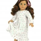 18 Inch Dolls Clothes Nightgown fits American Girl Dolls, Print Knit...