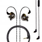 BASN Professional in-Ear Monitor Headphones for Singers Drummers Brown
